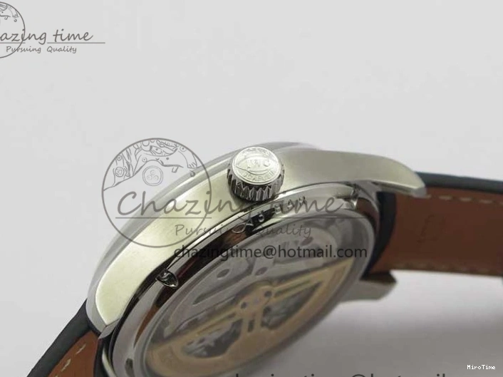 MIROTIME 0228 Portugieser Perpetual Calendar IW503401 V9F 1:1 Best Edition Blue Dial on Black Leather Strap A Contemporary 7114